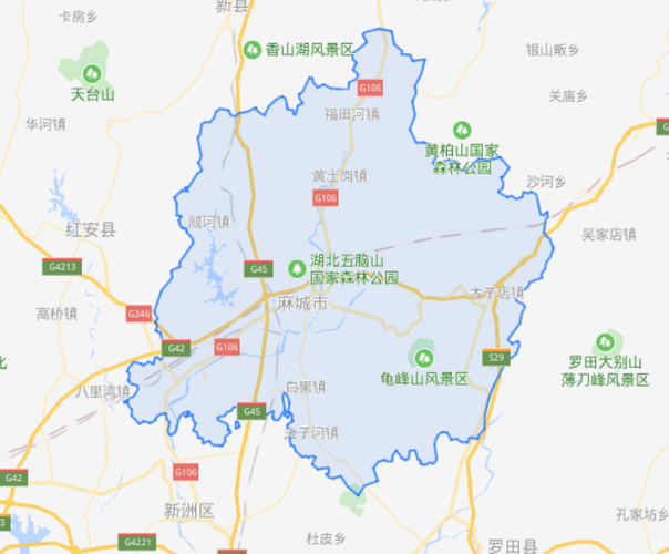 麻城市屬于哪個市-圖1