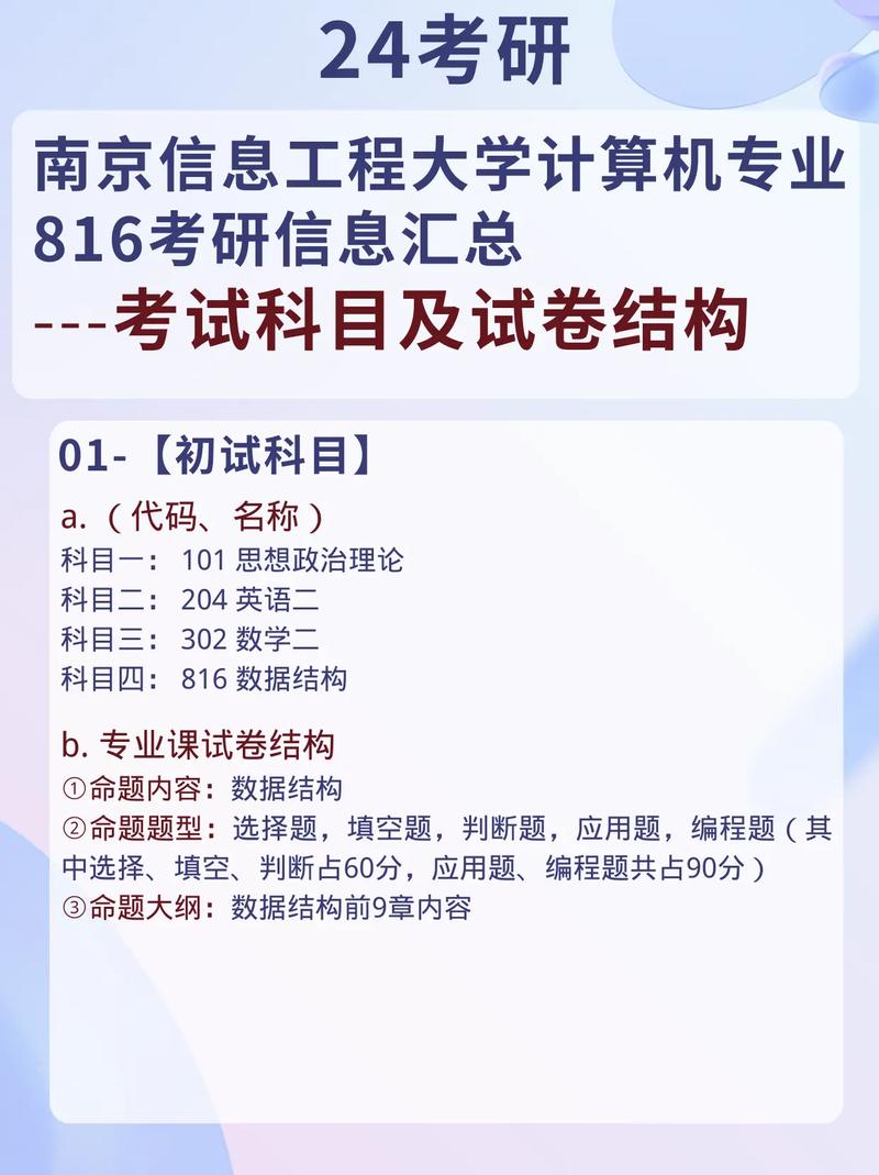 計算機專業考研需要考哪些科目-圖1
